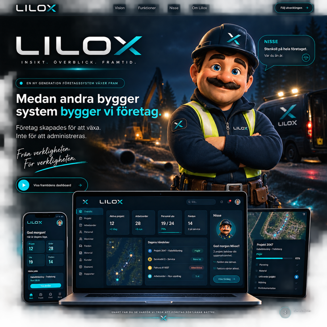 LILLOX – Medan andra bygger system bygger vi företag. En ny generation företagssystem växer fram.